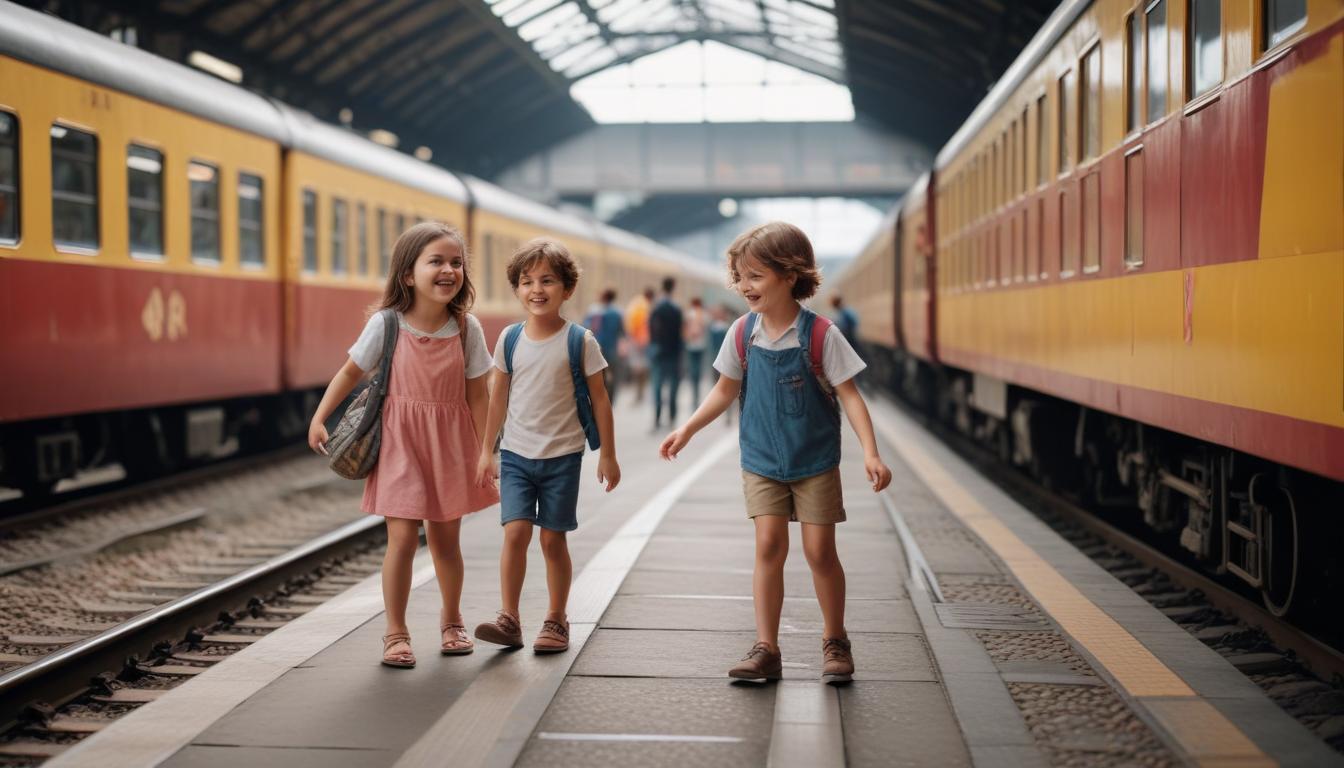 Çocuklarla Tren Seyahati: Tren İstasyonlarında Eğlenceli Zaman Geçirme