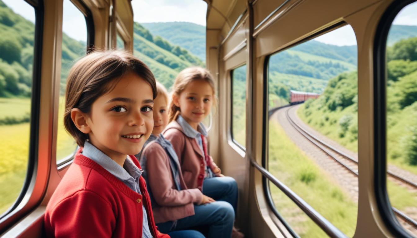 Çocuklar İçin Tren Yolculuğunun Avantajları