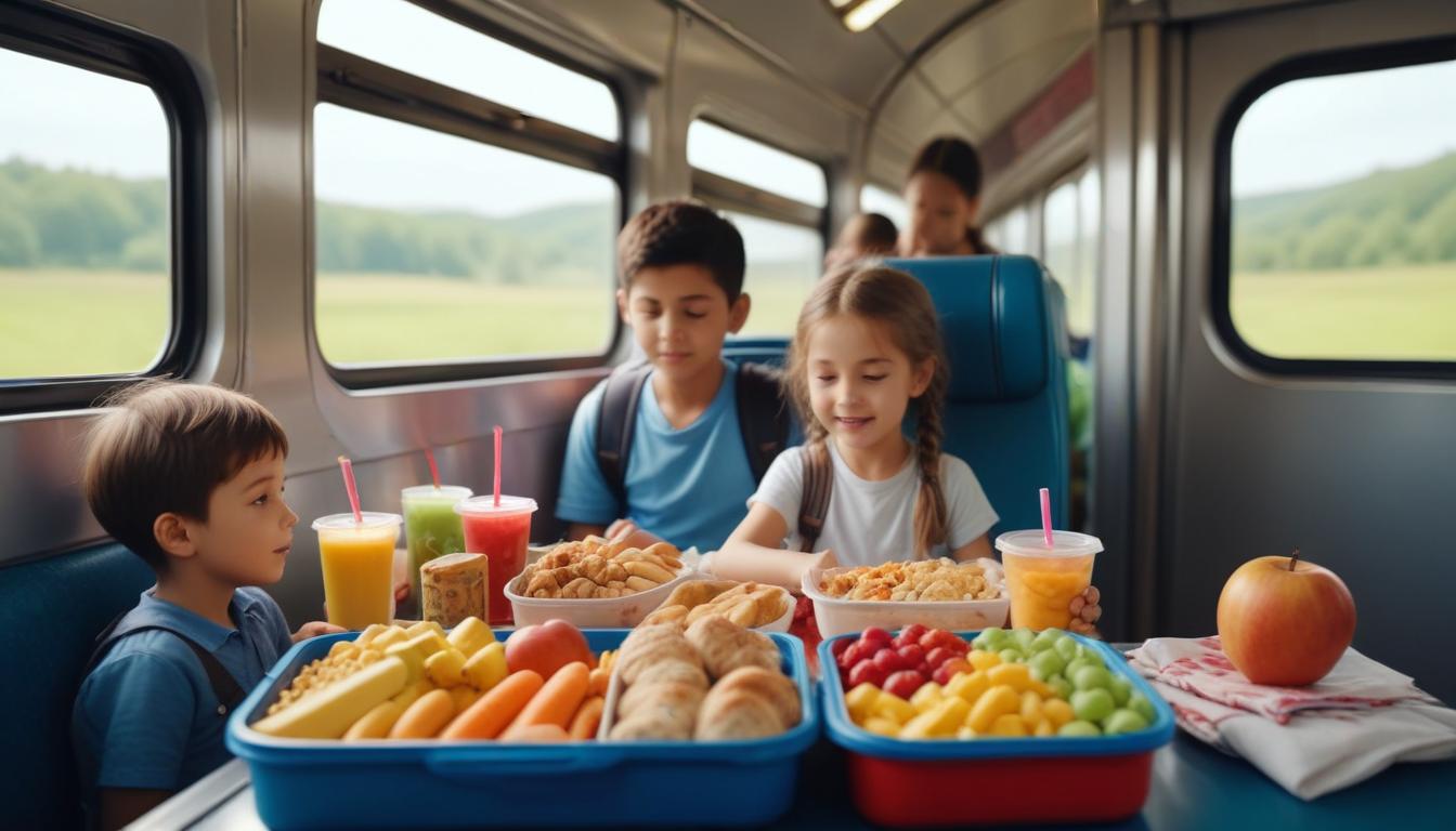 Tren Seyahatinde Çocuklar için Sağlıklı Beslenme İpuçları