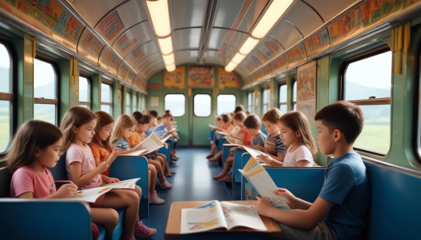 Tren Seyahatında Çocukların Sıkılmasını Önlemek İçin İpuçları
