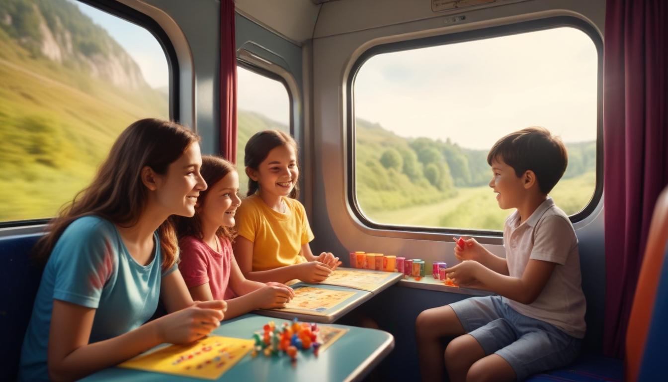 Uzun Tren Seyahatlerinde Çocuklarla İyi Geçinme Taktikleri
